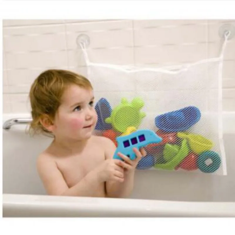 Baby Bathroom Mesh Bath Bag Ki - Kids Toys Basket avaliação e preço