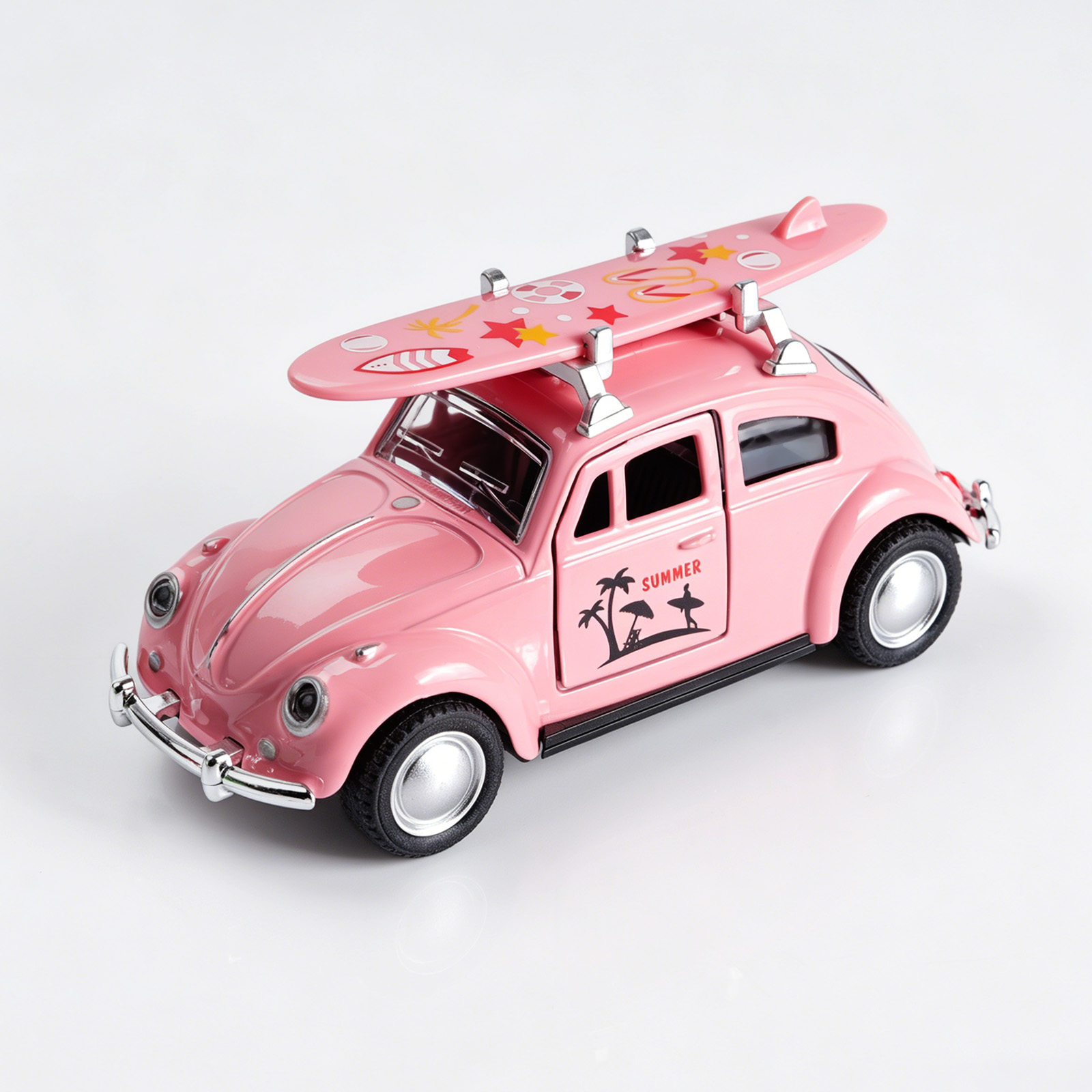 1:36 Pink Volkswagen Beetle Di - Kids Toys Car avaliação e preço
