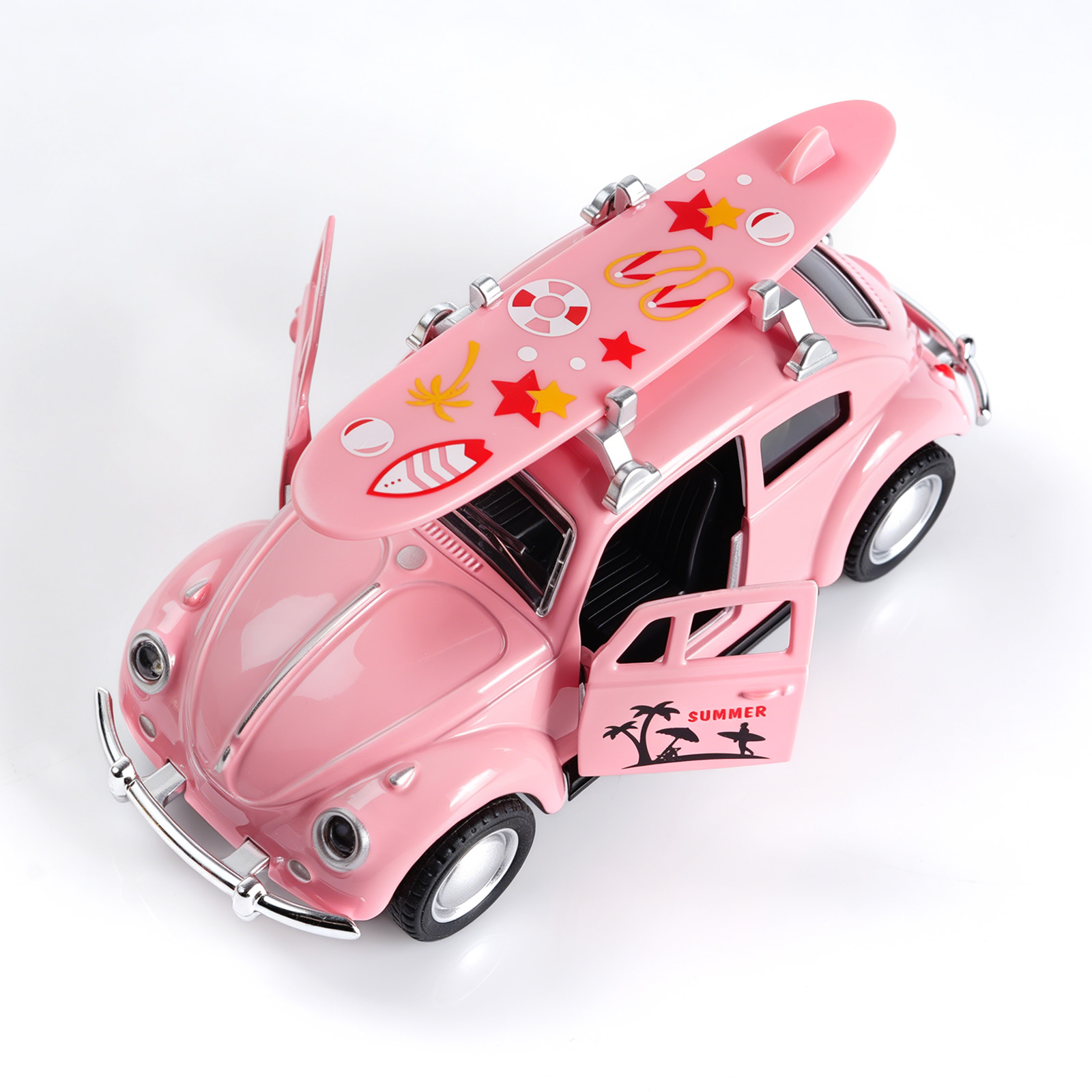 1:36 Pink Volkswagen Beetle Di - Kids Toys Car avaliação e preço