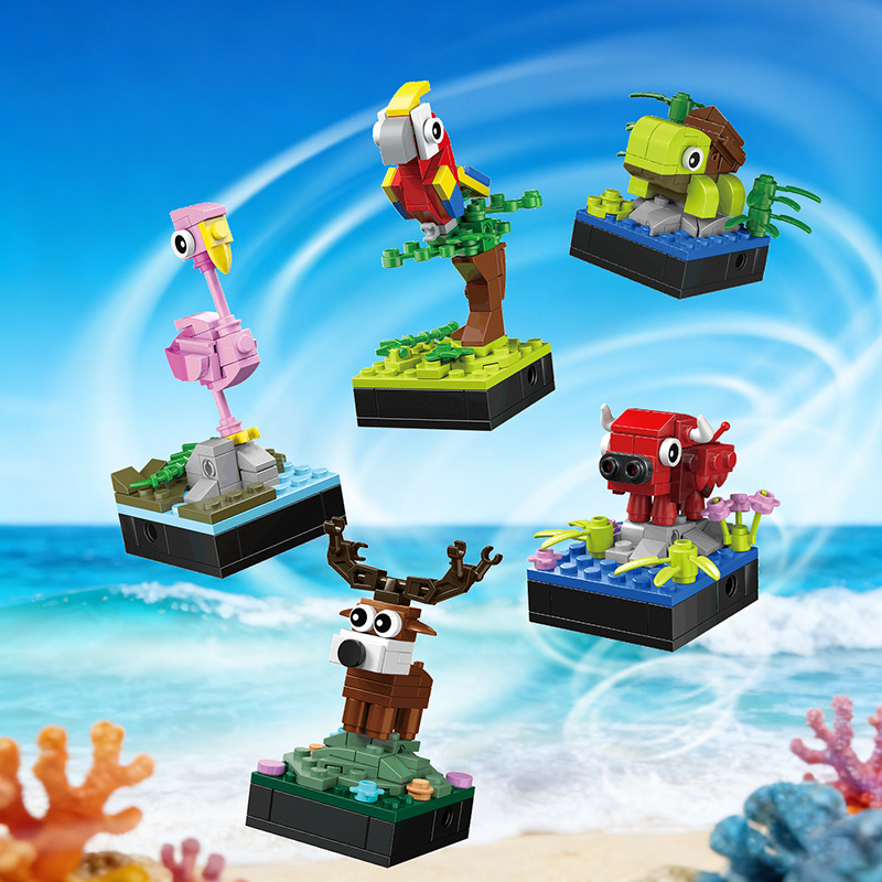 Cartoon Animal IP Building Blo - Kids Toys Exhibition avaliação e preço
