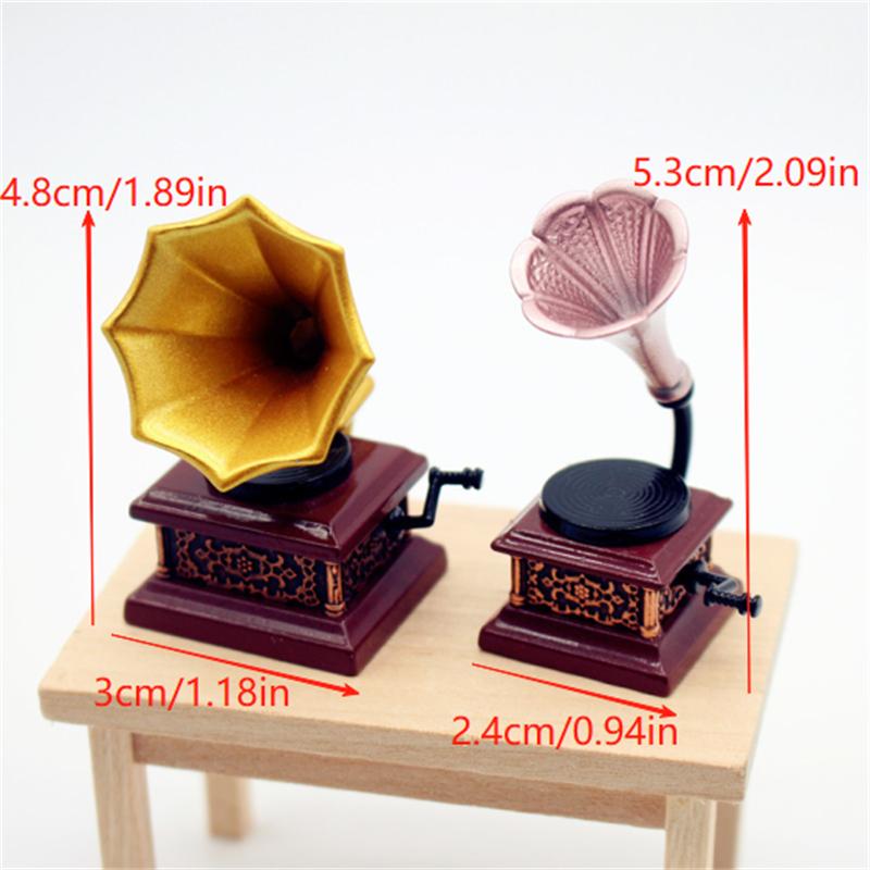 Dollhouse Vintage Phonograph M - Kids Toys Play avaliação e preço