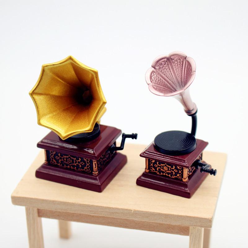 Dollhouse Vintage Phonograph M - Kids Toys Play avaliação e preço