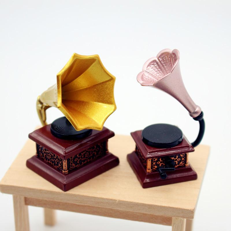 Dollhouse Vintage Phonograph M - Kids Toys Play avaliação e preço