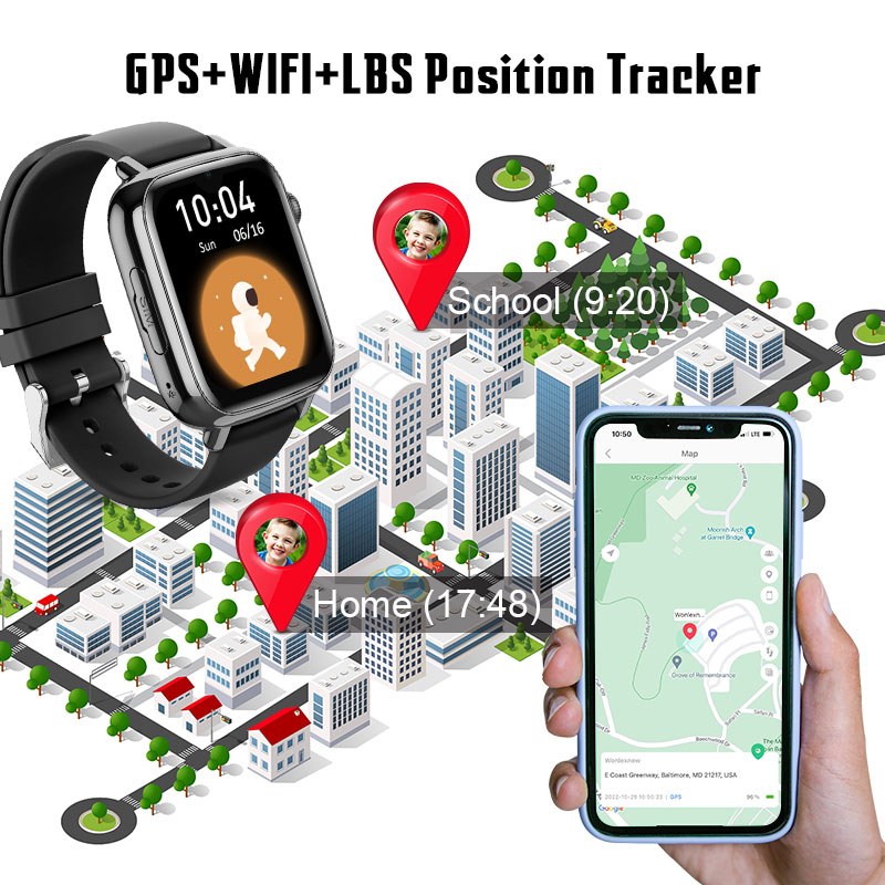 Wonlex KT34 Children's Smart W - Kids Smartwatch Gps avaliação e preço
