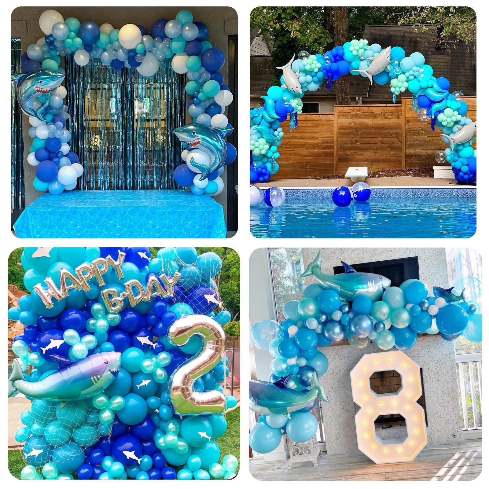 101Pcs A set of Ocean themed s - Water Balloon Set avaliação e preço