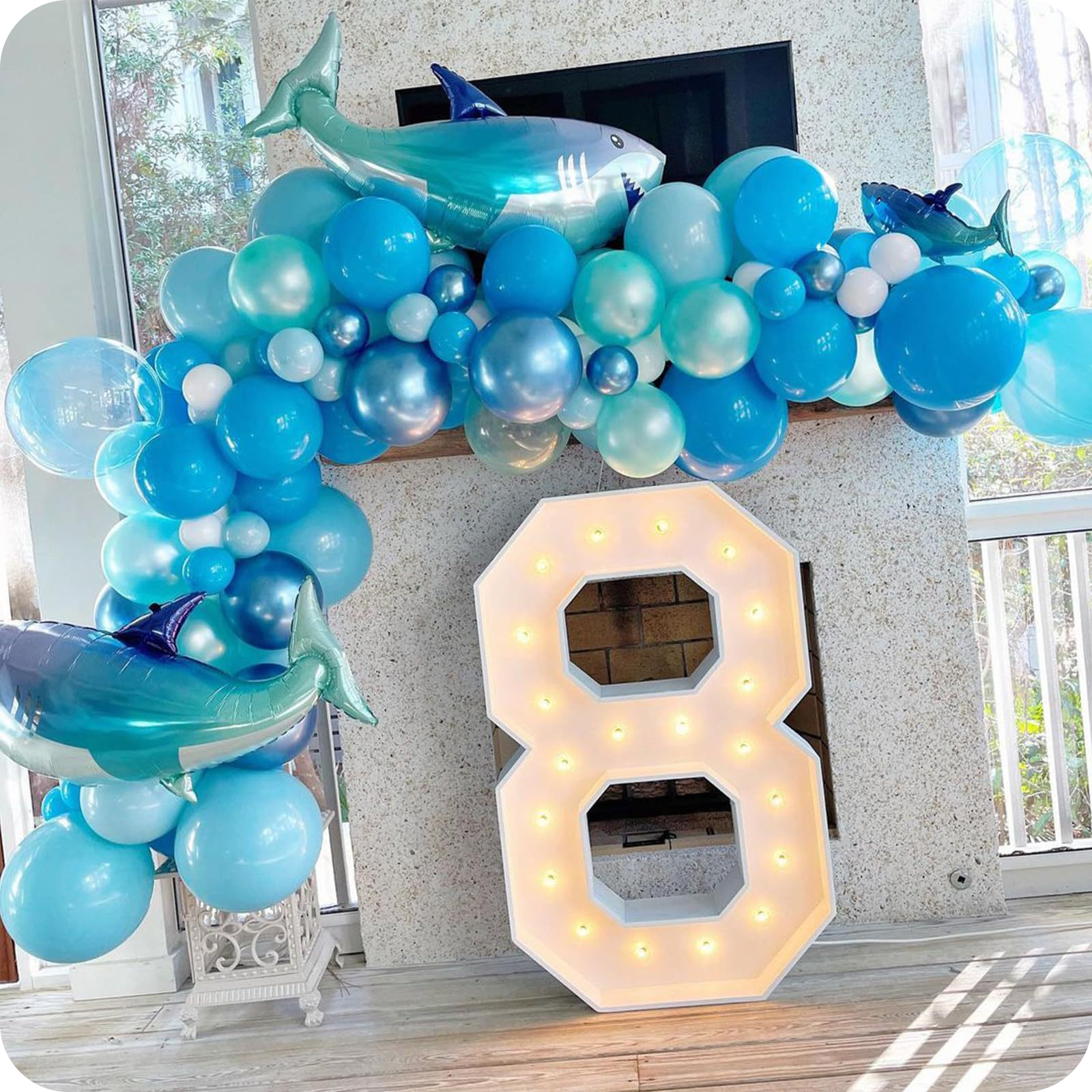 101Pcs A set of Ocean themed s - Water Balloon Set avaliação e preço