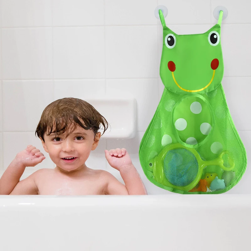 Baby Bathroom Mesh Bag Cartoon - Kids Toys Basket avaliação e preço