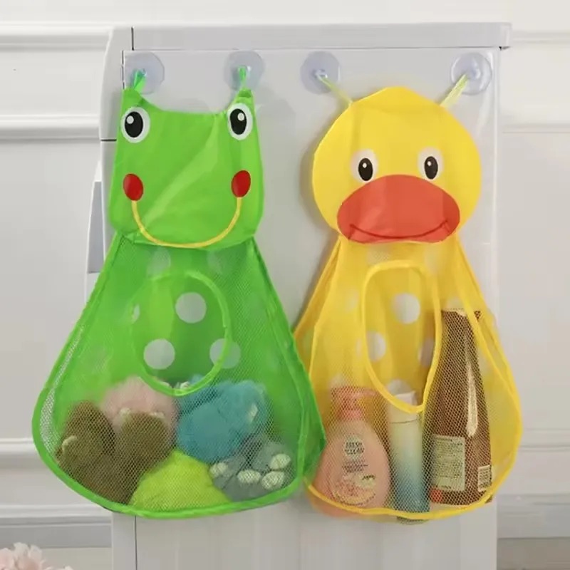 Baby Bathroom Mesh Bag Cartoon - Kids Toys Basket avaliação e preço