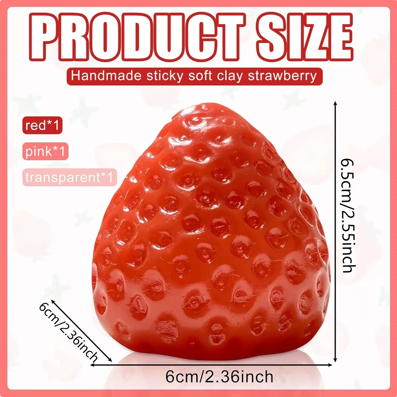 1Pc Squishy Big Strawberry Squ - Kids Toys Entertainer avaliação e preço