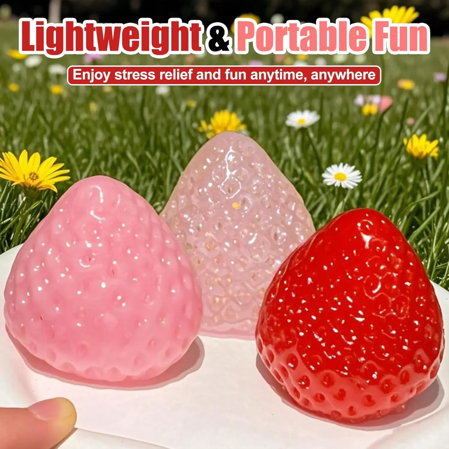 1Pc Squishy Big Strawberry Squ - Kids Toys Entertainer avaliação e preço