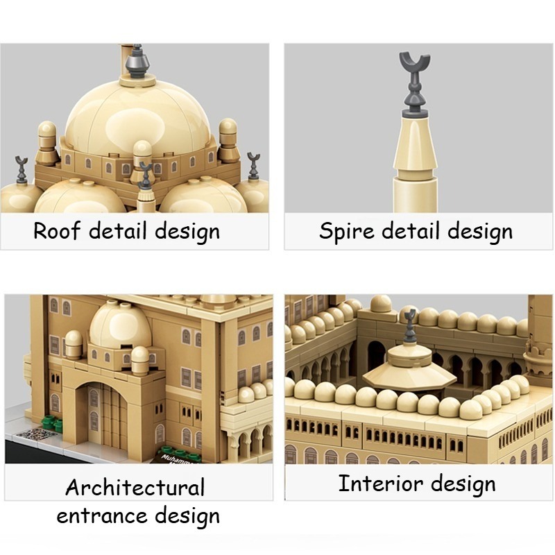 620PCS Egypt Muhammad Ali Mosq - Kids Toys Egypt avaliação e preço