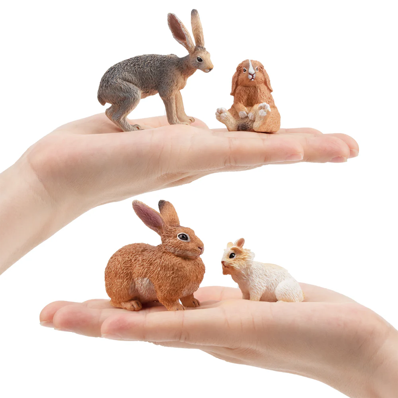 12Pcs Simulation Rabbit Farm A - Kids Toys Easter avaliação e preço