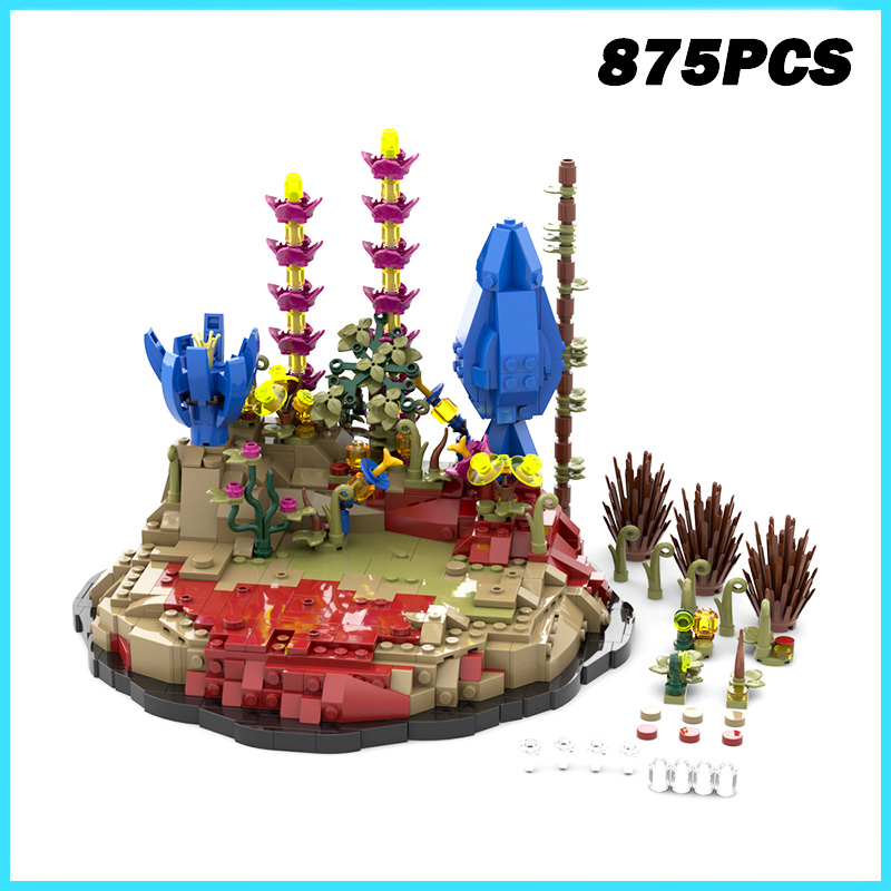 875PCS NEW MOC Exhibition Land - Kids Toys Exhibition avaliação e preço