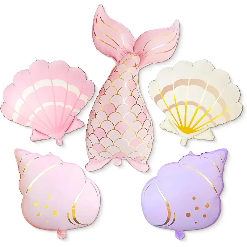 5PCS Mermaid Birthday Decor Se - Water Balloon Set avaliação e preço