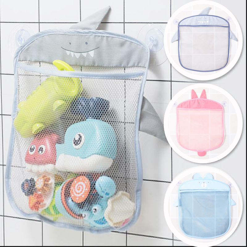 Baby Bathroom Mesh Bag Sucker  - Kids Toys Basket avaliação e preço