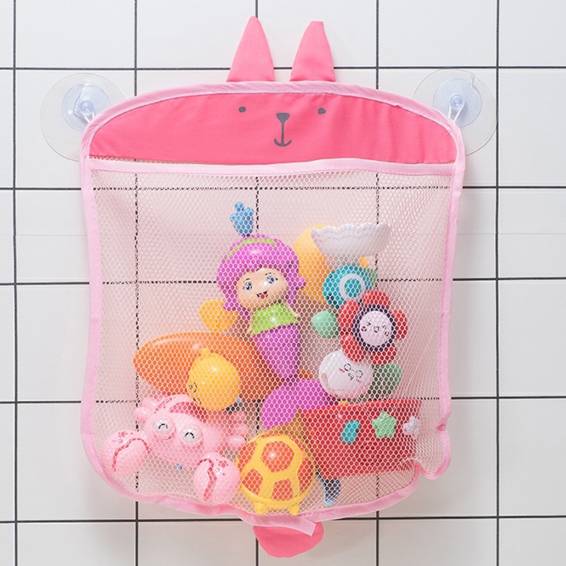 Baby Bathroom Mesh Bag Sucker  - Kids Toys Basket avaliação e preço