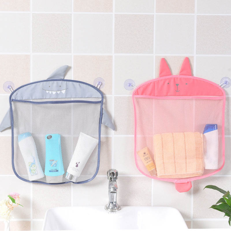 Baby Bathroom Mesh Bag Sucker  - Kids Toys Basket avaliação e preço