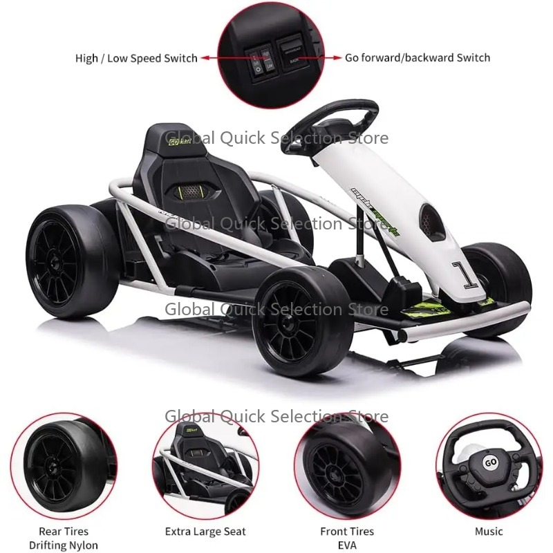 Ride on Go Kart for Teens 24v  - Kids Toys Start With X avaliação e preço