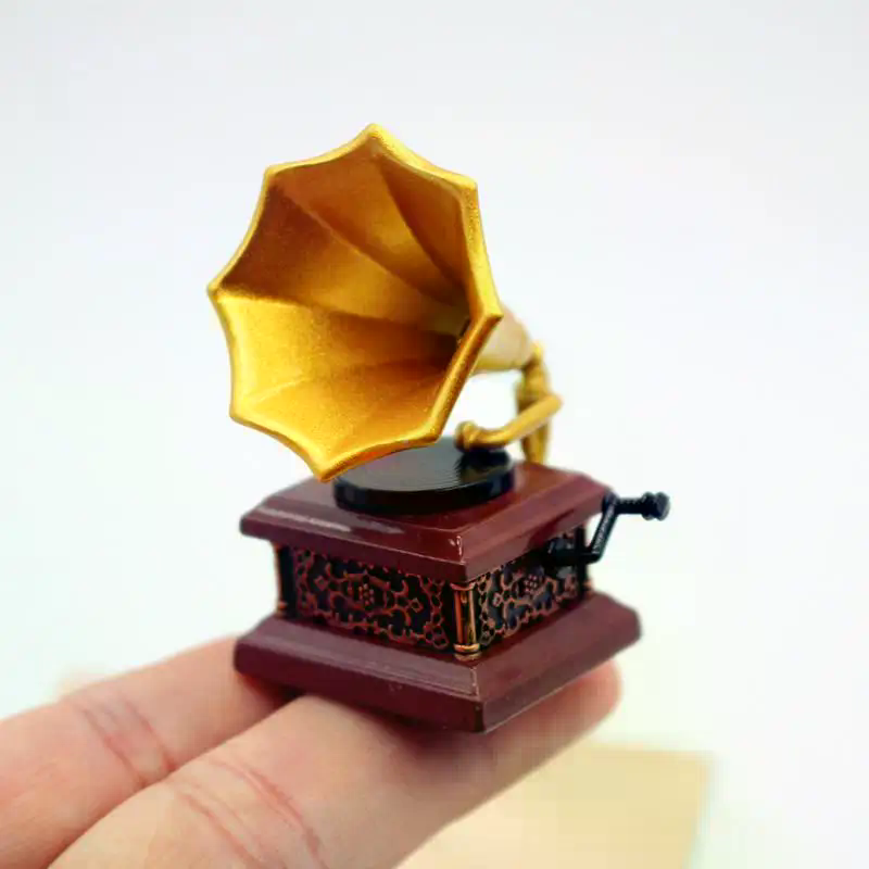 Dollhouse Vintage Phonograph M - Kids Toys Play avaliação e preço