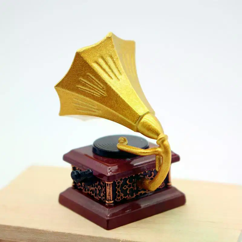 Dollhouse Vintage Phonograph M - Kids Toys Play avaliação e preço