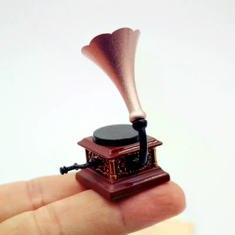 Dollhouse Vintage Phonograph M - Kids Toys Play avaliação e preço