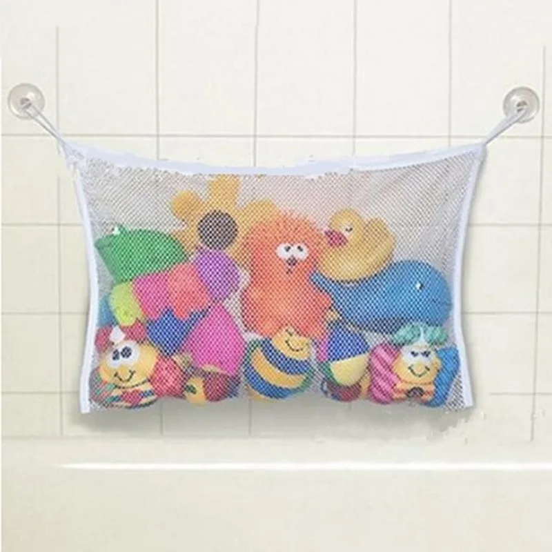 Baby Bathroom Mesh Bath Bag Ki - Kids Toys Basket avaliação e preço
