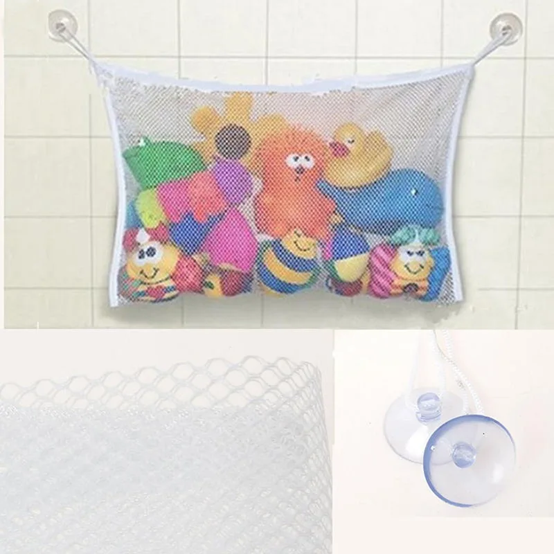 Baby Bathroom Mesh Bath Bag Ki - Kids Toys Basket avaliação e preço
