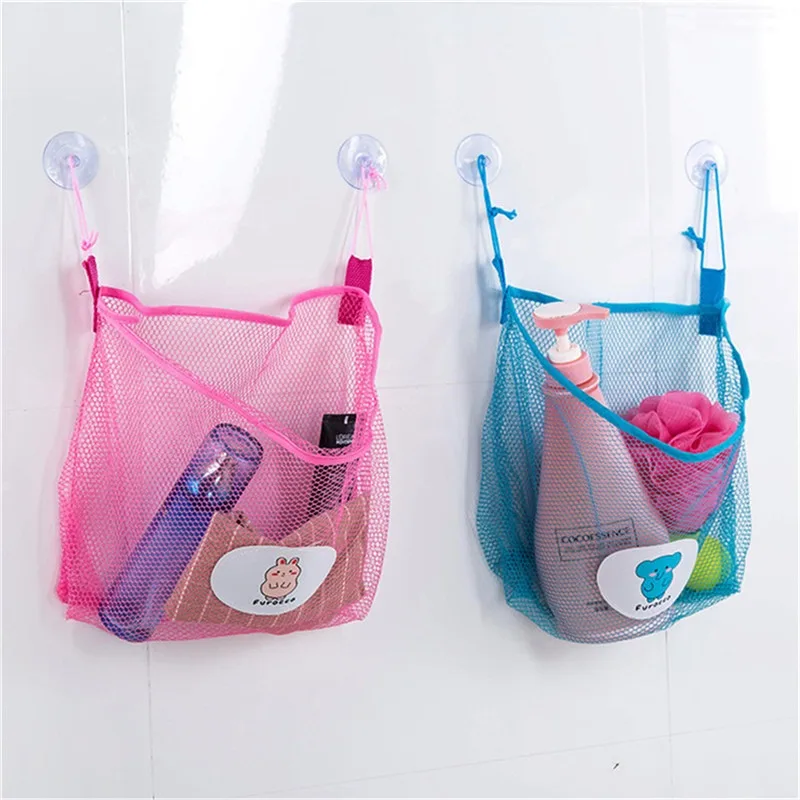 Baby Bathroom Mesh Bath Bag Ki - Kids Toys Basket avaliação e preço