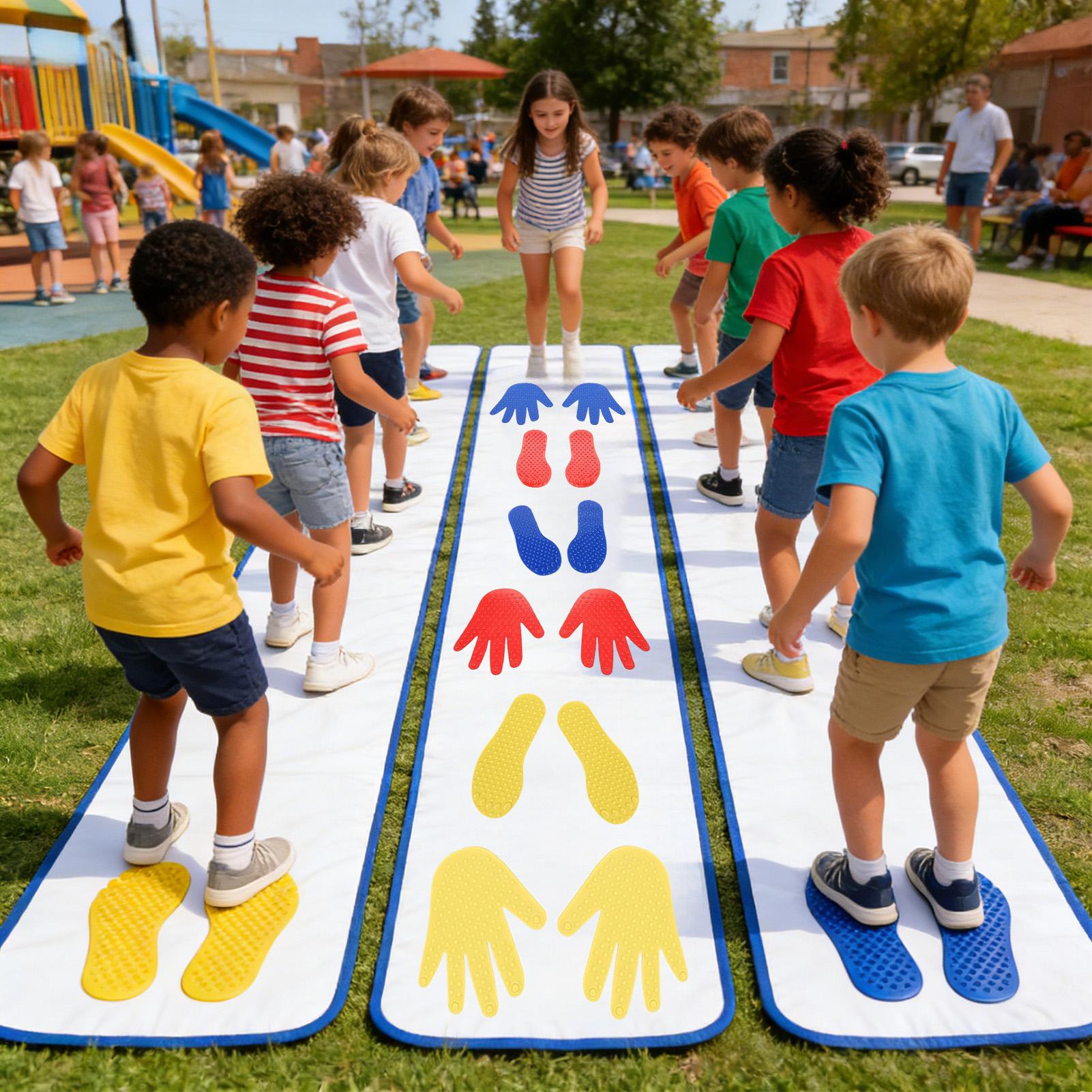 Hands and Feet Play Mat 6 Pair - Kids Toys Home avaliação e preço