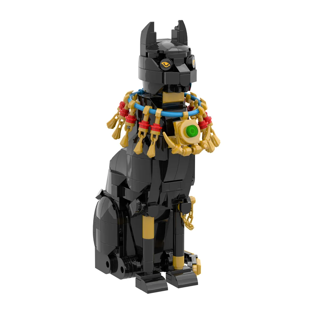 Gobricks MOC Egypt Cat Buildin - Kids Toys Egypt avaliação e preço
