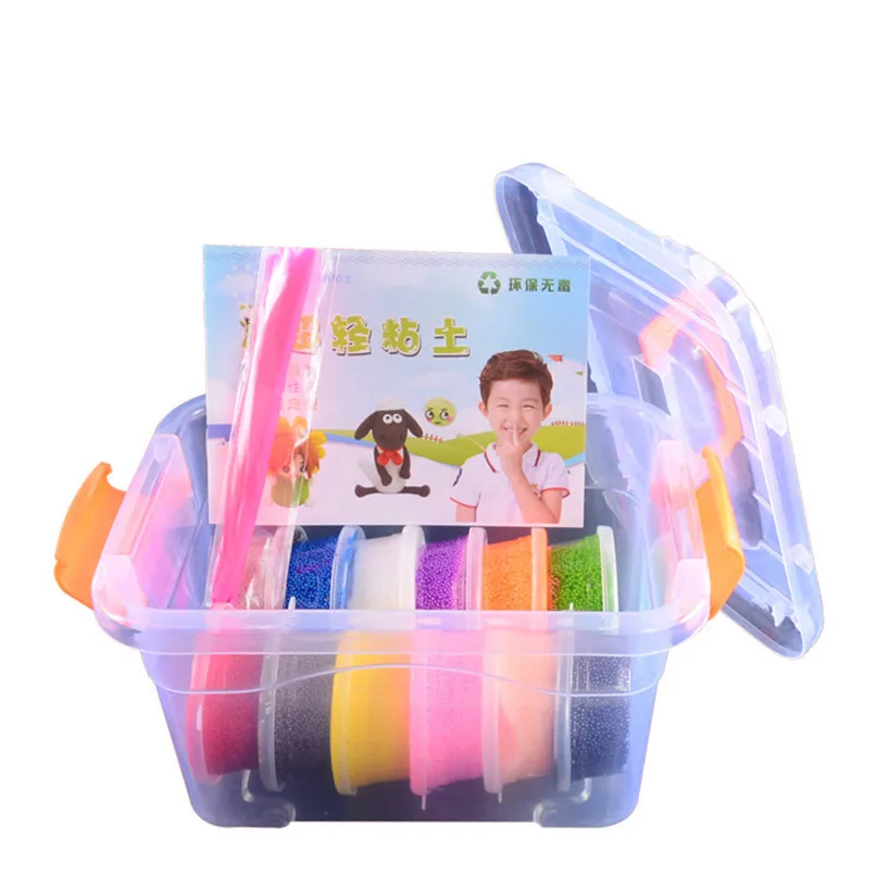 12/24/36 Colors Air Dry Plasti - Slime Making Kit avaliação e preço