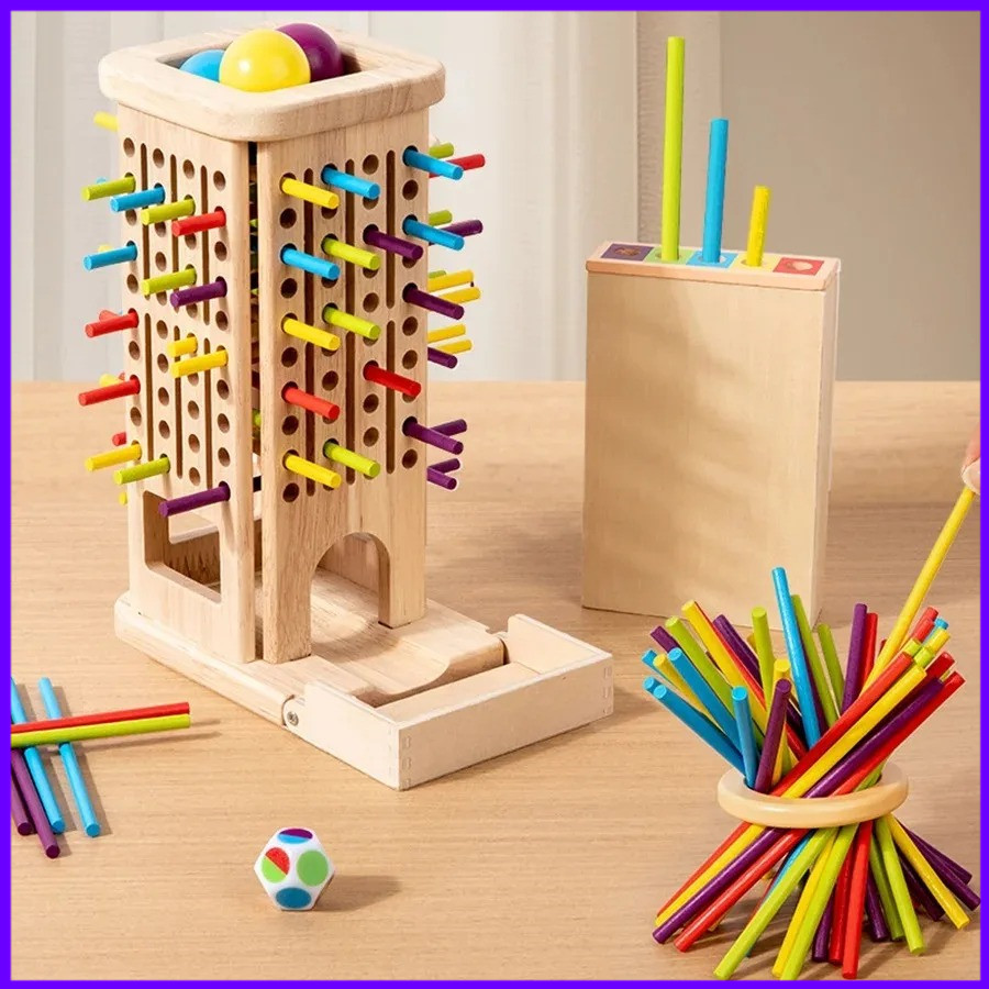 Montessori Wooden Stick Tower  - Kids Toys Entertainer avaliação e preço