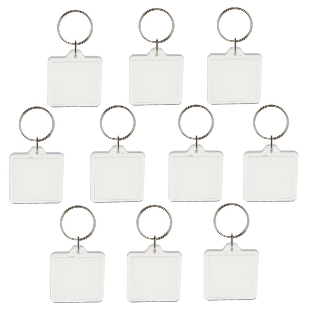 Acrylic Keychain Clear Key Rin - Kids Toys Shop avaliação e preço