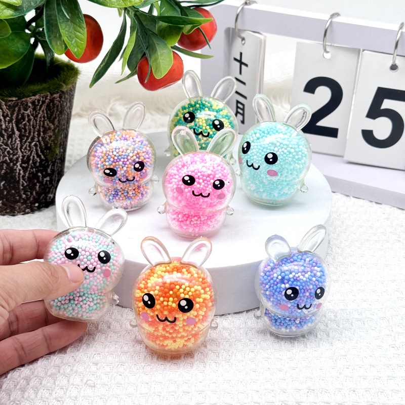 3PCS Squishy Bunny Stress Ball - Kids Toys Basket avaliação e preço