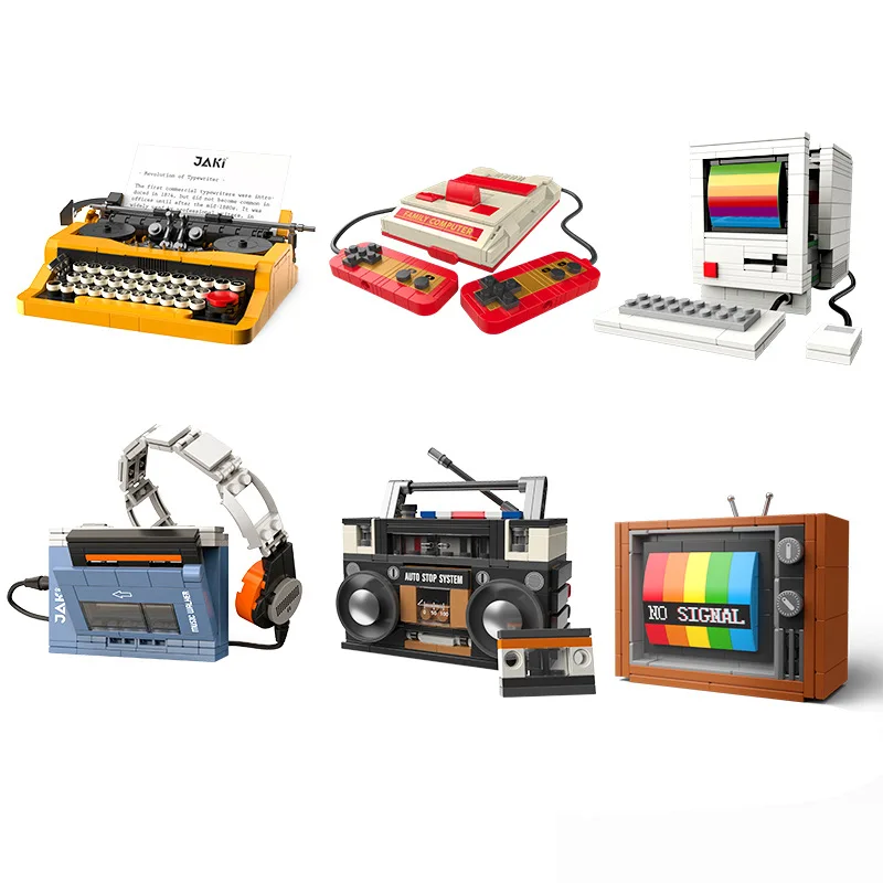 Retro DIY Building Blocks TV R - Kids Toys And Games avaliação e preço