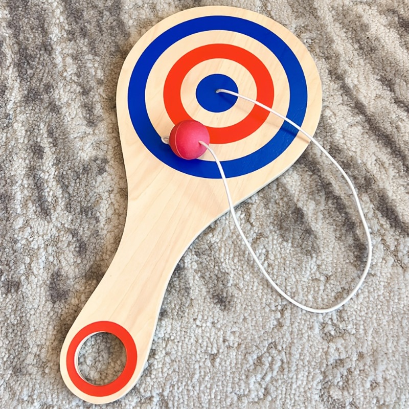 1pc Wooden Target Ball with El - Kids Toys And Games avaliação e preço