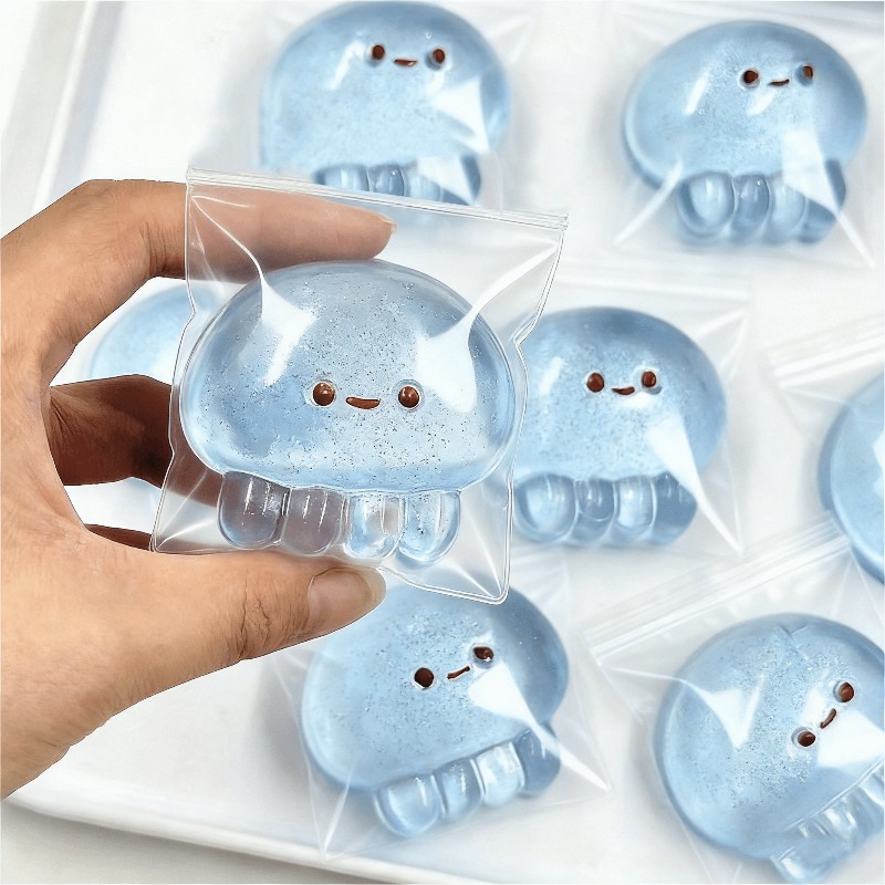 1PC Cute Jellyfish Squishy Toy - Kids Toys Easter avaliação e preço