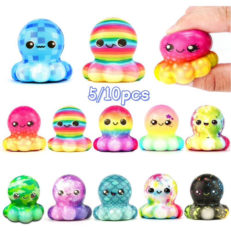 Octopus Slow Squeeze Squishies - Kids Toys Easter avaliação e preço
