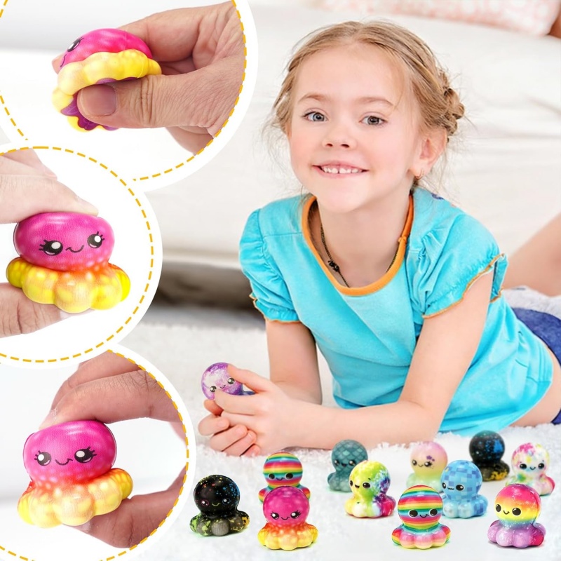 Octopus Slow Squeeze Squishies - Kids Toys Easter avaliação e preço