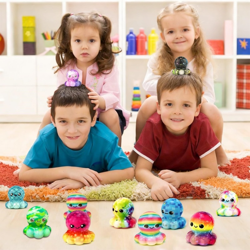 Octopus Slow Squeeze Squishies - Kids Toys Easter avaliação e preço