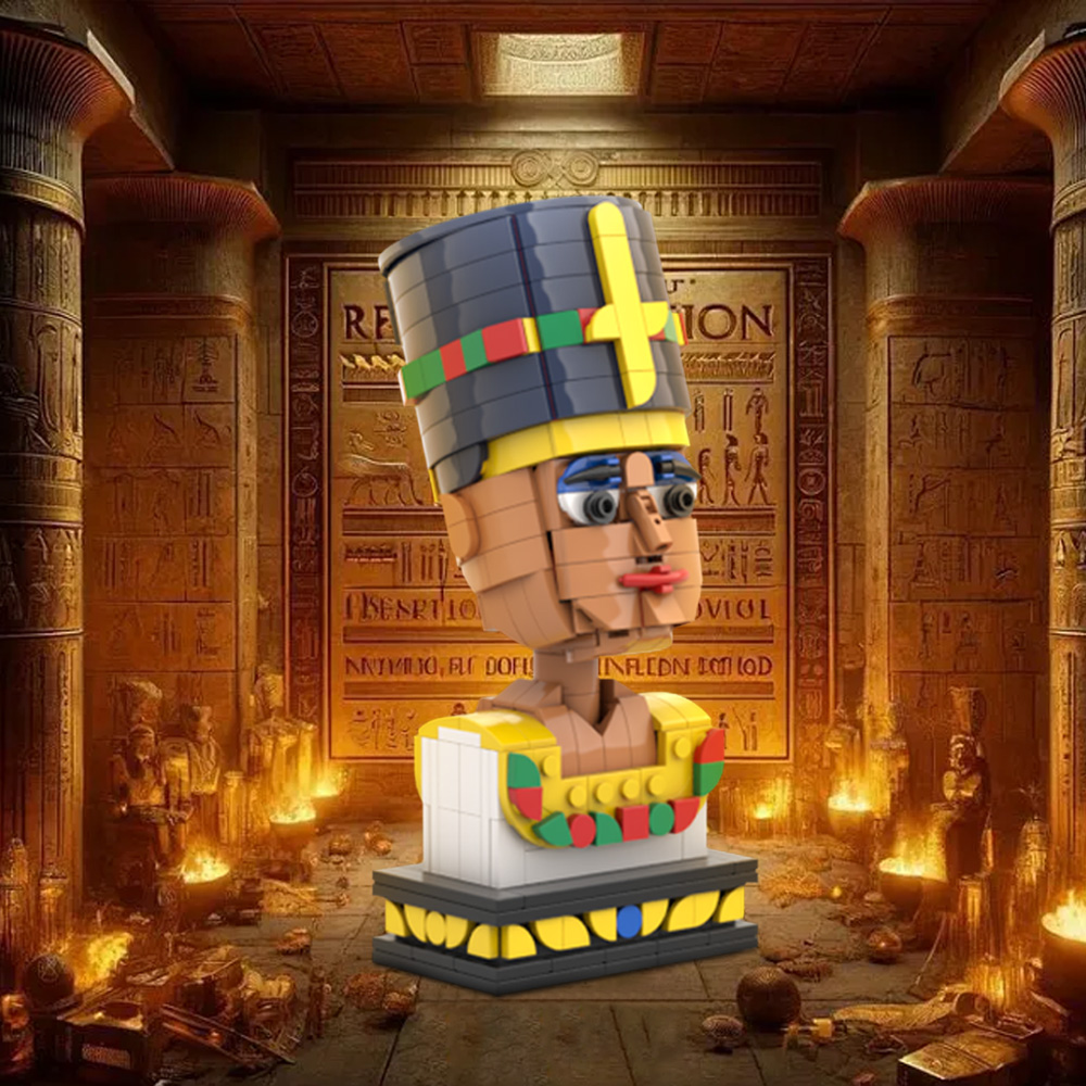 MOC Nefertiti Egypt queen Buil - Kids Toys Egypt avaliação e preço