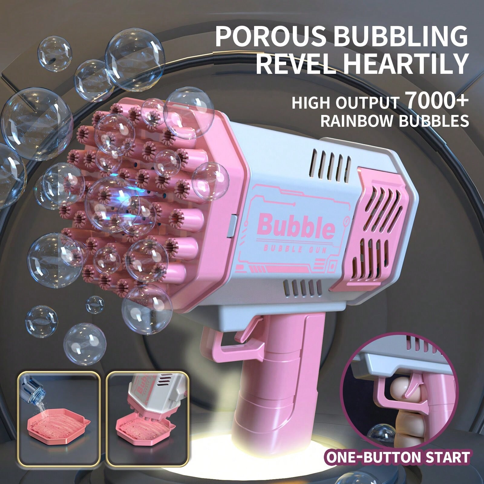 Handheld Automatic Bubble Blow - Kids' Toys avaliação e preço