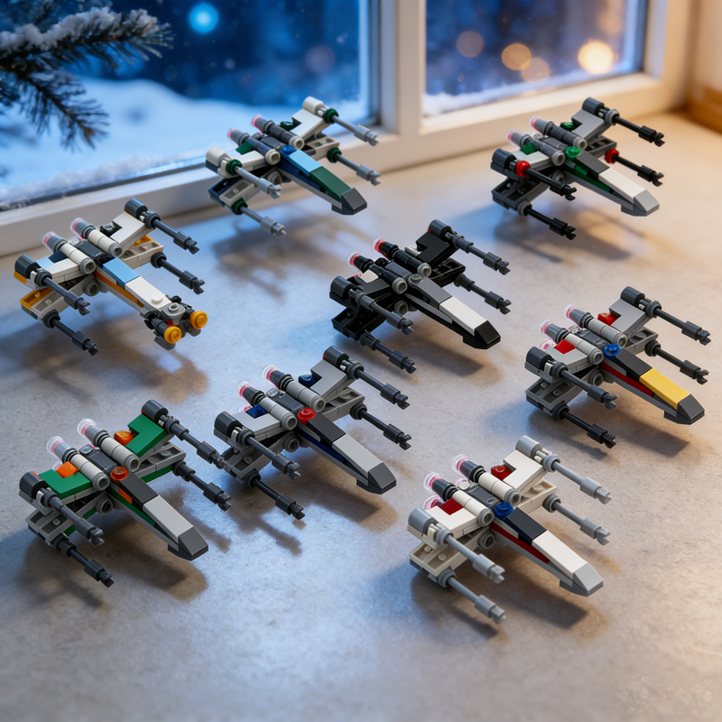 700pcs MOC Star Battle T X Win - Kids Toys Start With X avaliação e preço