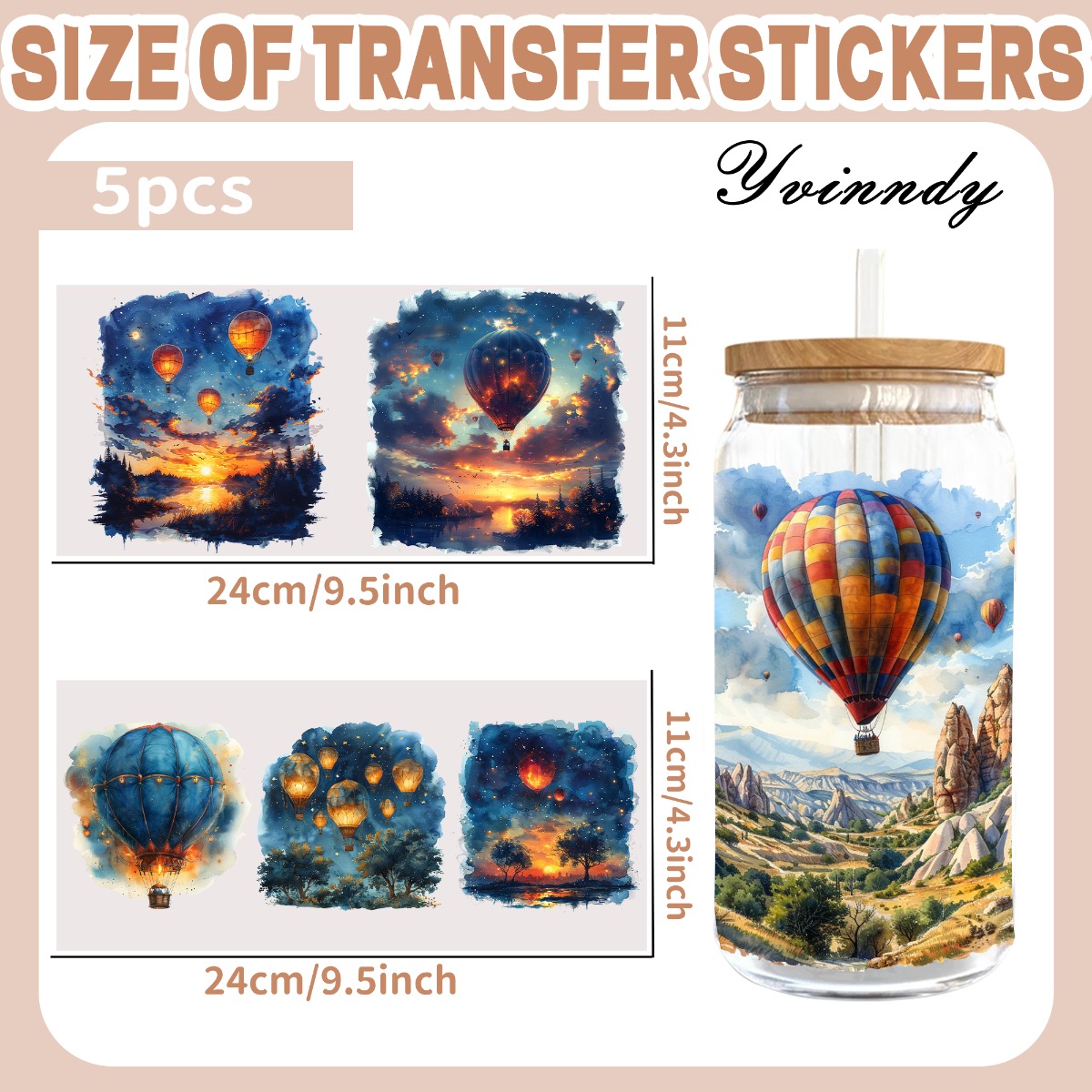 5PCS/Set Of 16OZ UV DTF DIY Tr - Water Balloon Set avaliação e preço
