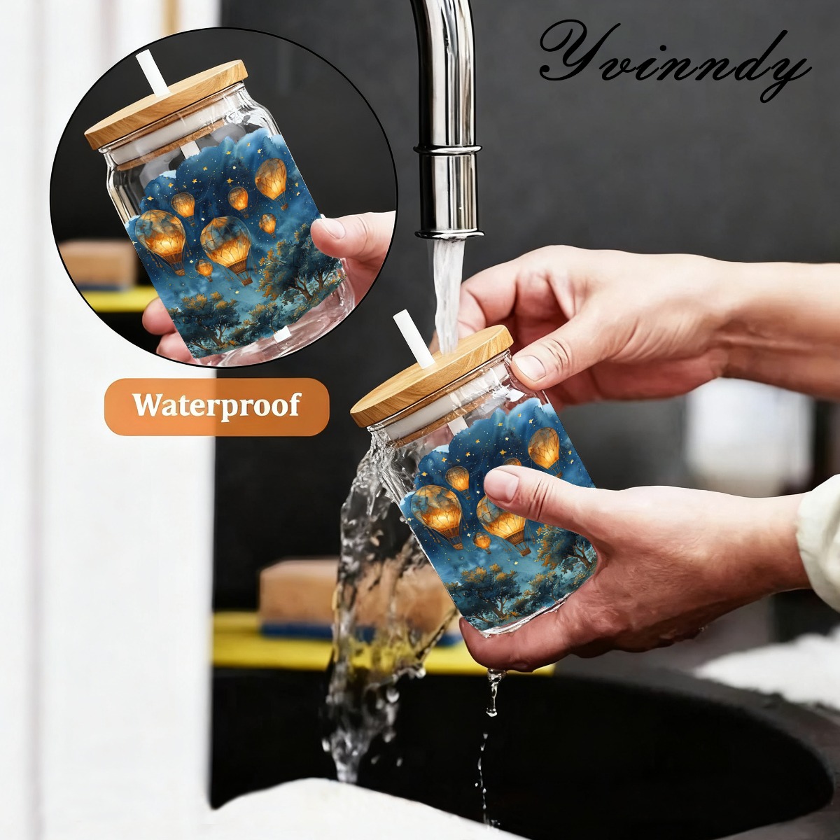 5PCS/Set Of 16OZ UV DTF DIY Tr - Water Balloon Set avaliação e preço