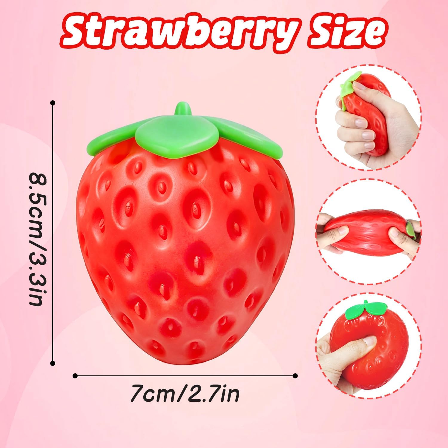 Strawberry Squishy Toy, Realis - Kids' Toys avaliação e preço