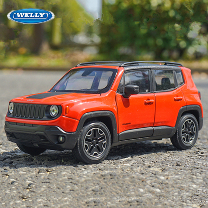 WELLY 1:24 Jeep Renegade Trail - Kids Toys Jeep avaliação e preço