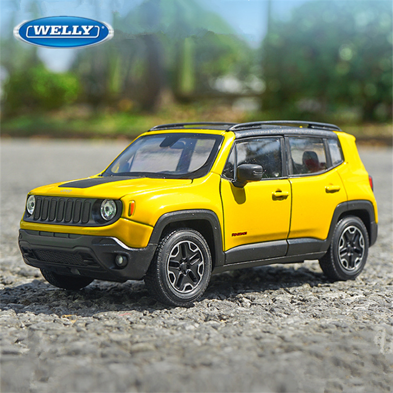 WELLY 1:24 Jeep Renegade Trail - Kids Toys Jeep avaliação e preço