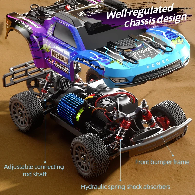 JJRC Q130 1:16 70KM/H 4WD RC C - Kid Toys And More avaliação e preço