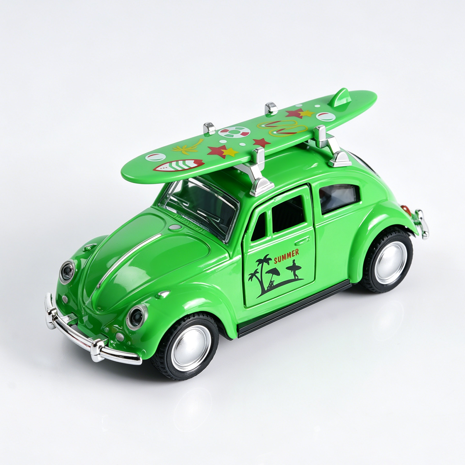 Retro Green Beetle Diecast Car - Kids Toys Car avaliação e preço
